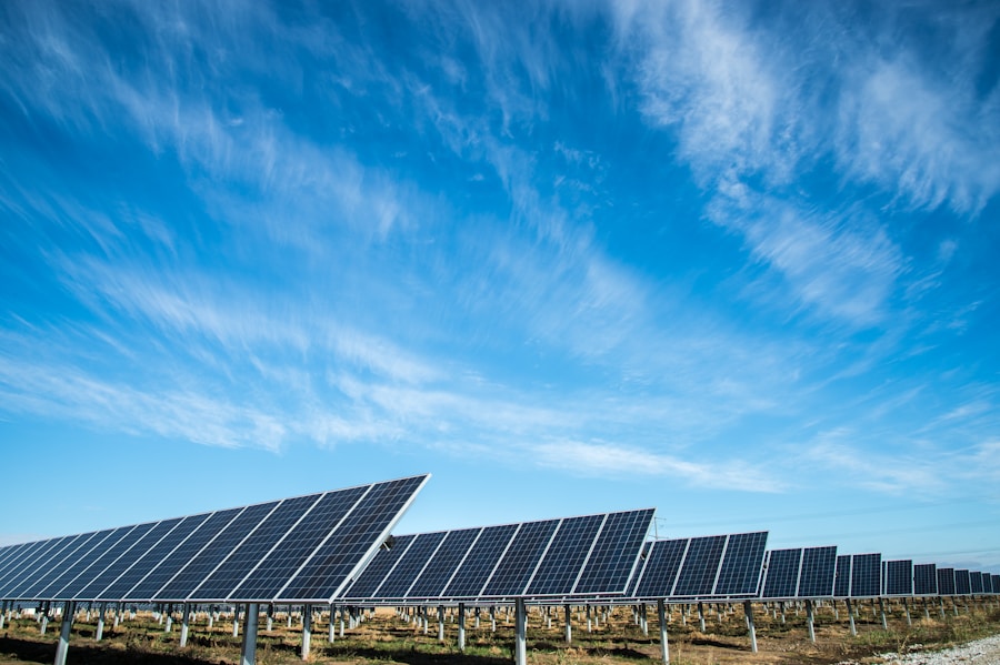 Solar panels installed on a rooftop